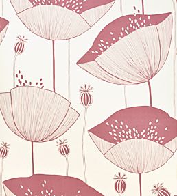 Poppy Wallpaper by MissPrint Blush