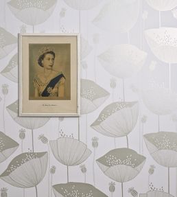 Poppy Wallpaper by MissPrint Mushroom