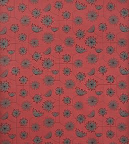 Dandelion Mobile Fabric by MissPrint Coral with Storm