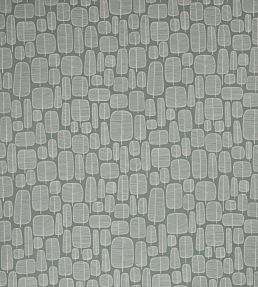 Little Trees Fabric by MissPrint English Grey