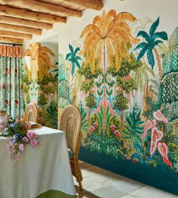 Mombasa Mural by Clarke & Clarke Tropical