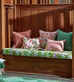 Monkshood Fabric by Morris & Co Rhubarb