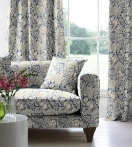 Montrose Fabric by Arley House Navy