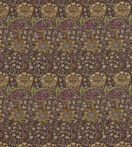 Kennet Fabric by Morris & Co Grape/Gold