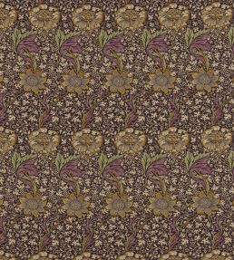 Kennet Fabric by Morris & Co Grape/Gold