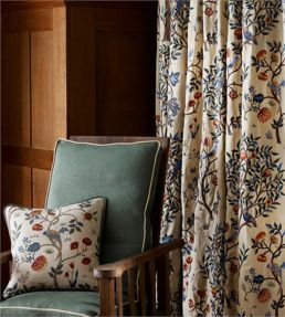 Kelmscott Tree Fabric by Morris & Co Russet/Forest