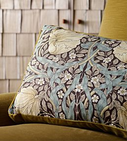 Pimpernel Fabric by Morris & Co Indigo/Hemp
