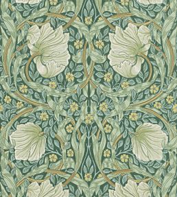 Pimpernel Wallpaper by Morris & Co Privet/Slate