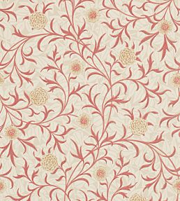 Scroll Wallpaper by Morris & Co Light Brick/Buff