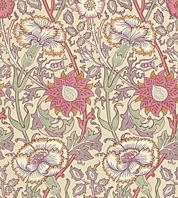 Pink & Rose Wallpaper by Morris & Co Manilla/Wine