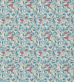 Arbutus Wallpaper by Morris & Co Woad/Russet