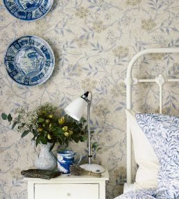 Jasmine Wallpaper by Morris & Co Ecru/Wood