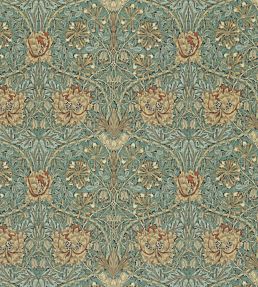 Honeysuckle & Tulip Fabric by Morris & Co Privet/Honeycombe