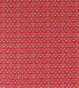 Eye Bright Fabric by Morris & Co Red