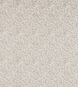 Pure Willow Bough Embroidery Fabric by Morris & Co Flax