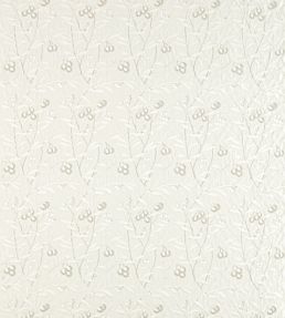 Pure Arbutus Embroidery Fabric by Morris & Co White Clover