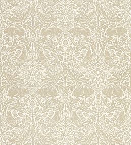Pure Brer Rabbit Wallpaper by Morris & Co in Linen | Jane Clayton