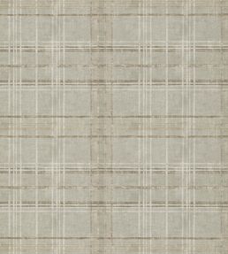 Shetland Plaid Wallpaper by Mulberry Home Woodsmoke