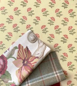 Mulberry Sprig Wallpaper by Mulberry Home Teal