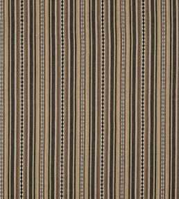 Dalton Stripe Fabric by Mulberry Home Charcoal/Bronze