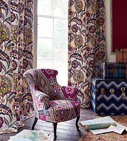 Oakwood Fabric by Mulberry Home Multi