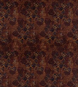 Bohemian Velvet Fabric by Mulberry Home Fig/Sienna