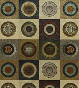 Dress Circle Velvet Fabric by Mulberry Home Sage