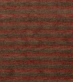 Rattan Chenille Fabric by Mulberry Home Red/Green