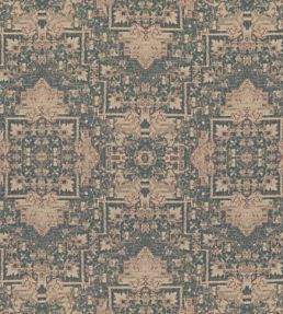 Faded Tapestry Fabric by Mulberry Home Blue / Stone