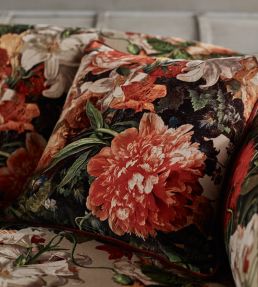 Floral Pompadour Fabric by Mulberry Home Spice