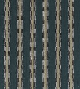 Chester Stripe Fabric by Mulberry Home Teal