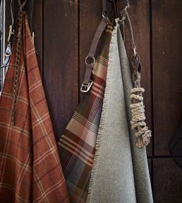 Beauly Fabric by Mulberry Home Soft Lovat