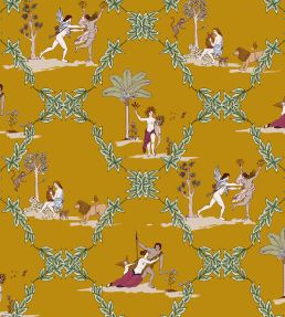 Neobucolic Wallpaper by Coordonne Mustard
