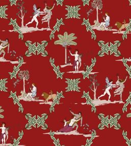 Neobucolic Wallpaper by Coordonne Red