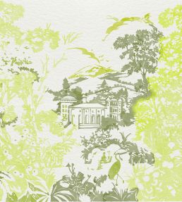 Neotapestry Mural by Coordonne Lime