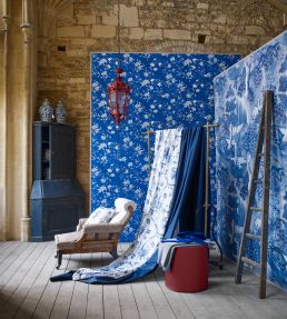 Nostell Priory Wallpaper by Zoffany Lazuli