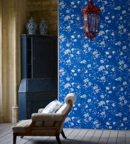 Nostell Priory Wallpaper by Zoffany Lazuli