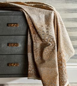 Nyala Fabric by Zoffany Gold