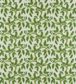 Oaknut Stripe Fabric by Sanderson Botanical Green