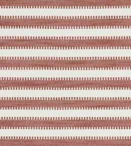 Ocala Stripe Fabric by Harlequin Rust/Chalk