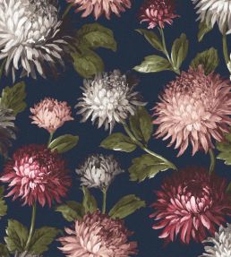 October Bloom Wallpaper by Woodchip & Magnolia Navy