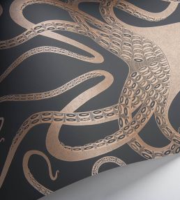 Octopus Wallpaper by MissPrint Black Ink