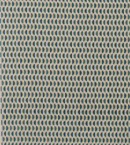 Ophelia Fabric by Vanderhurd Prussian & Saffron/Natural