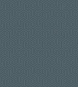 Opus Wallpaper by Arley House Blue