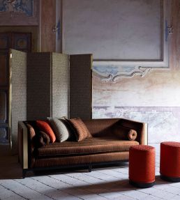 Ozias Fabric by Zoffany Poison