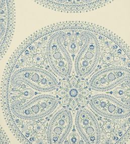 Paisley Circles Wallpaper by Sanderson Blue