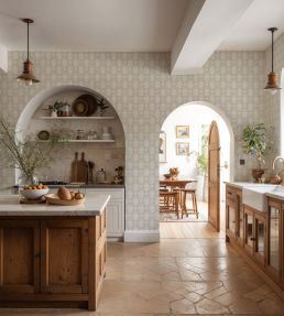 Paisley Wallpaper by Coordonne Taupe
