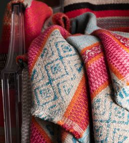 Pampas Fabric by Andrew Martin Teal