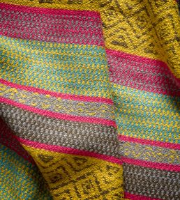 Pampas Fabric by Andrew Martin Yellow