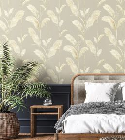 Pampas Grass Wallpaper by Brand McKenzie Oatmeal